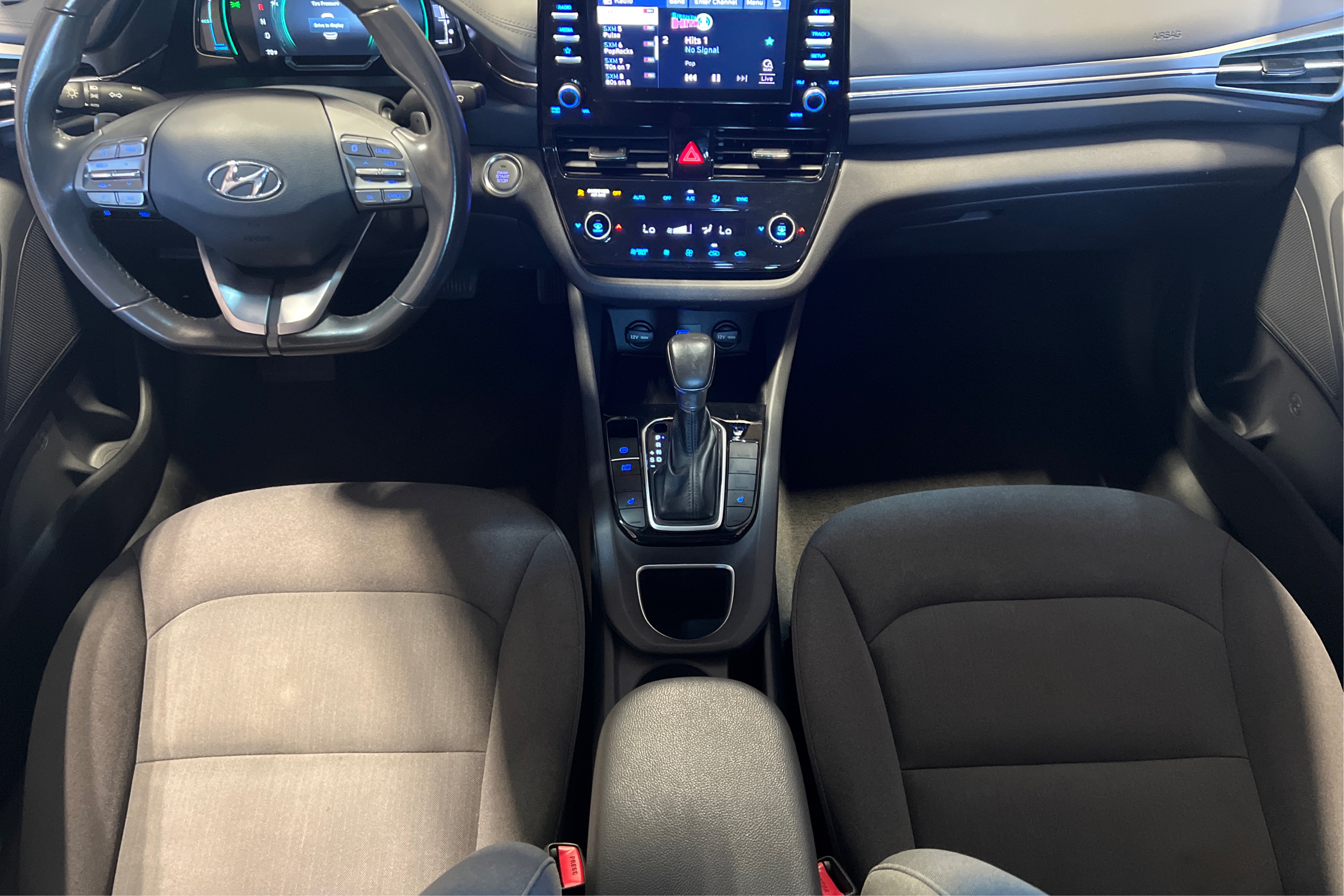 Middle Console Top View