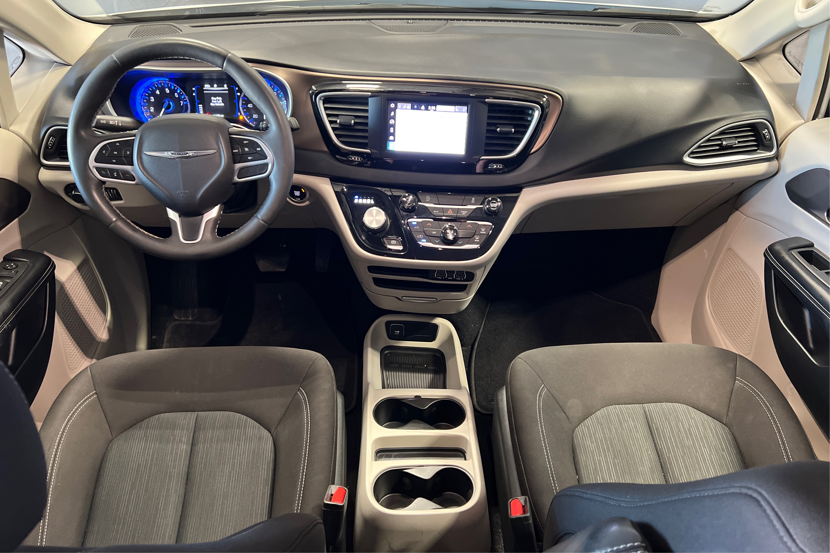 Middle Console Top View