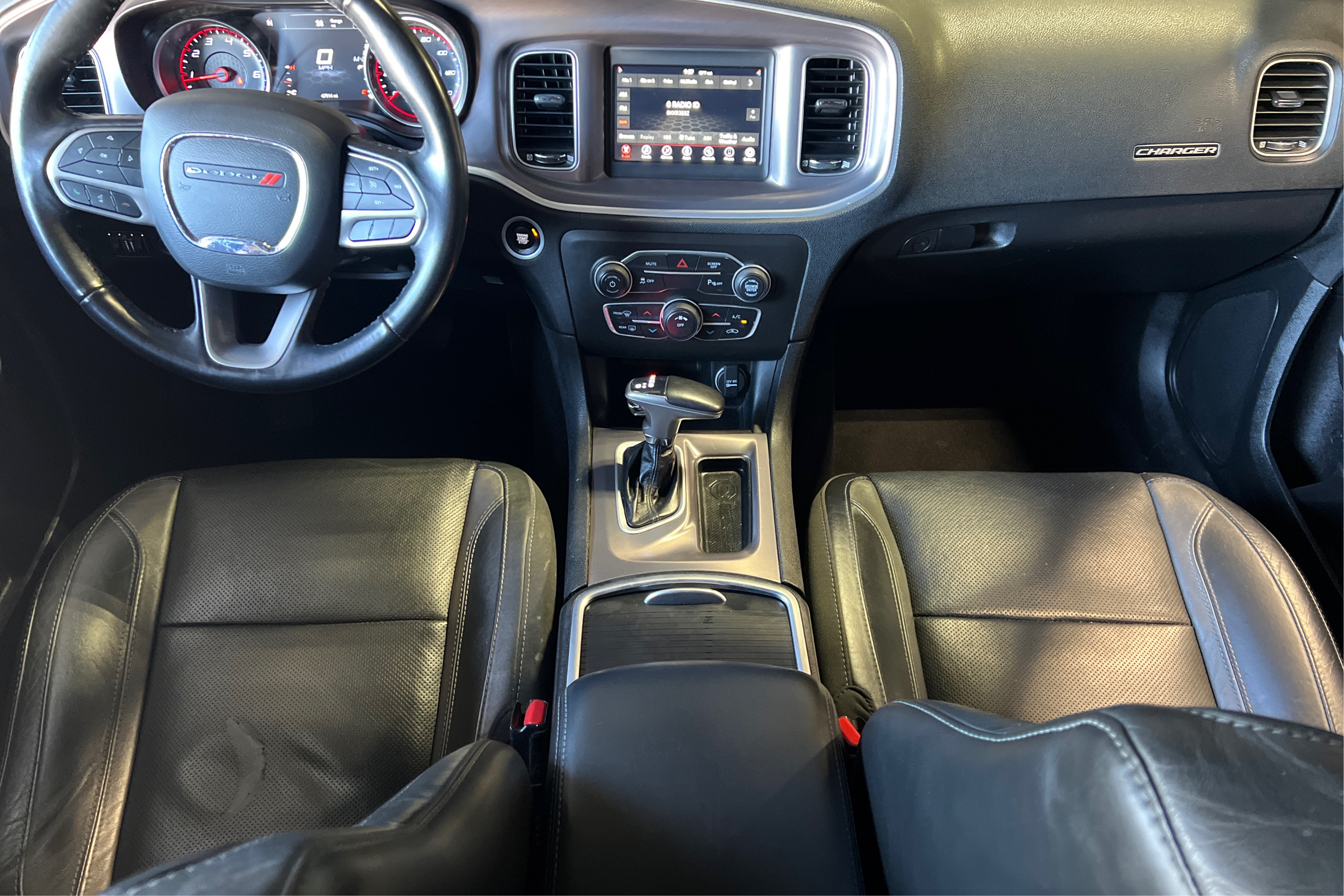 Middle Console Top View