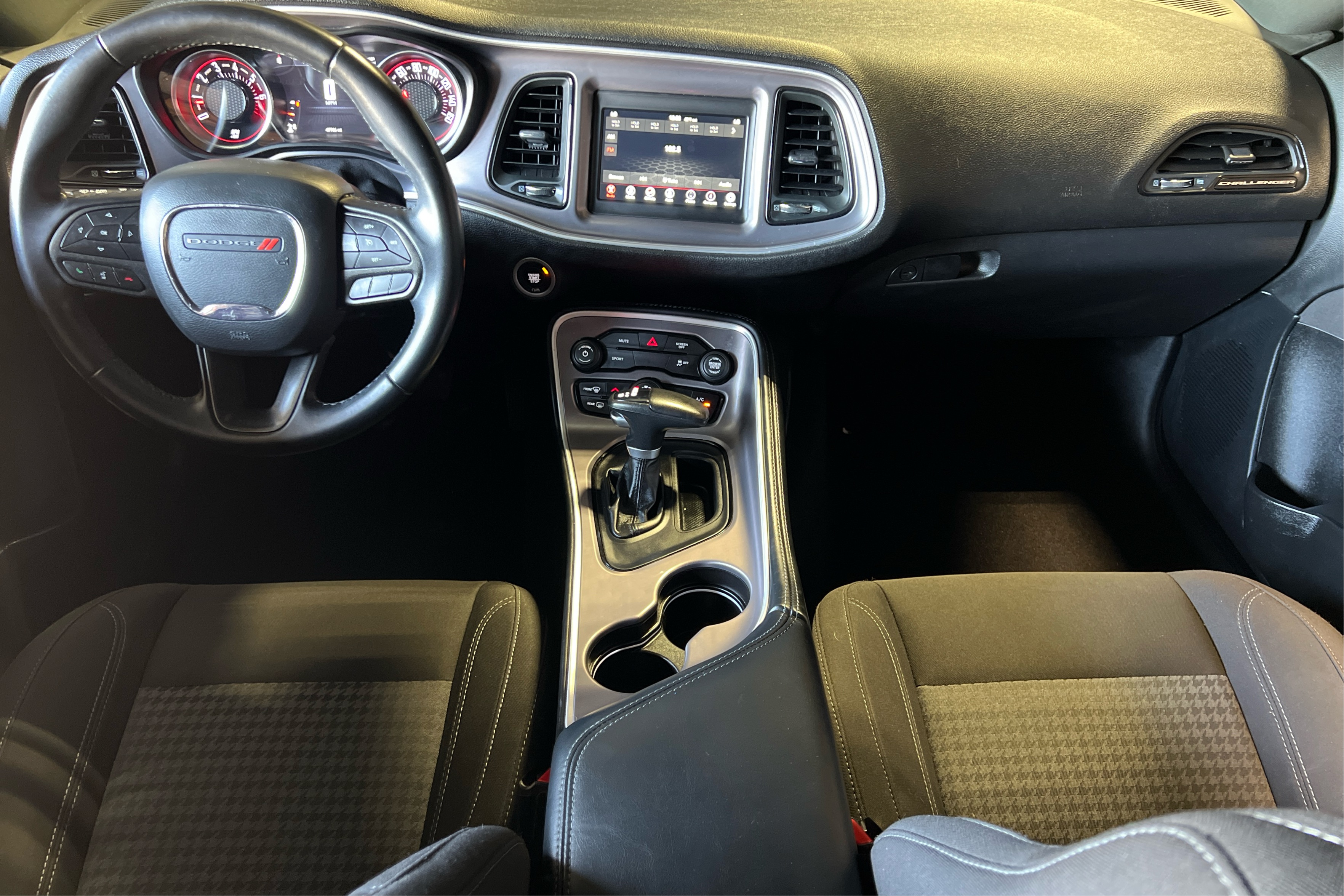 Middle Console Top View