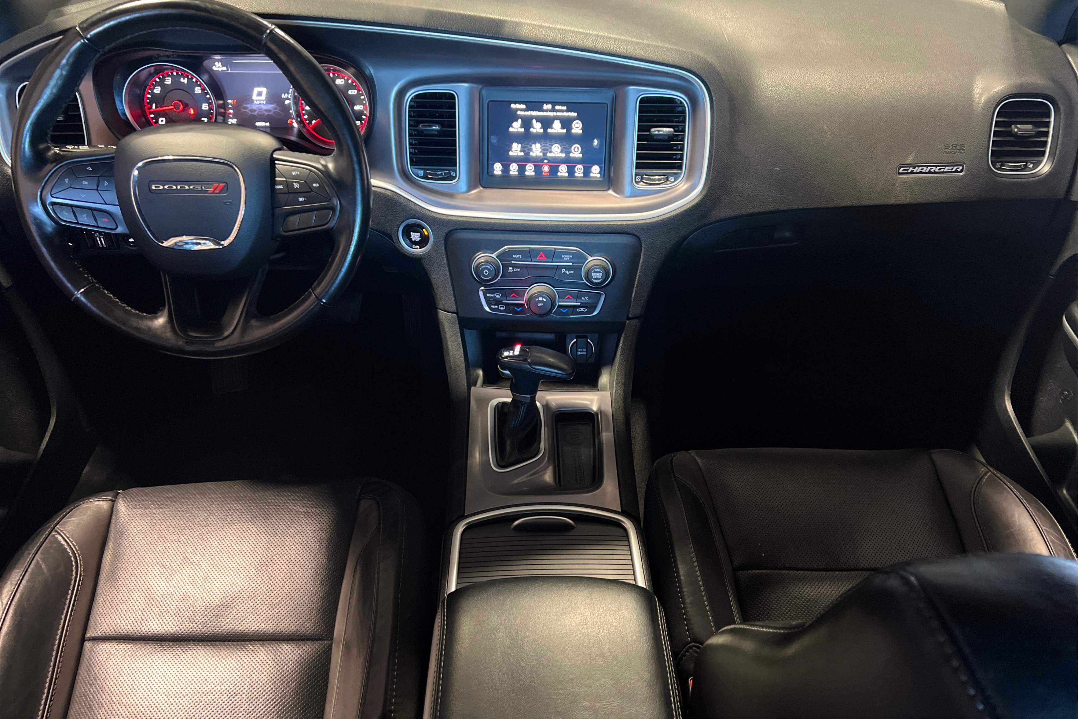 Middle Console Top View