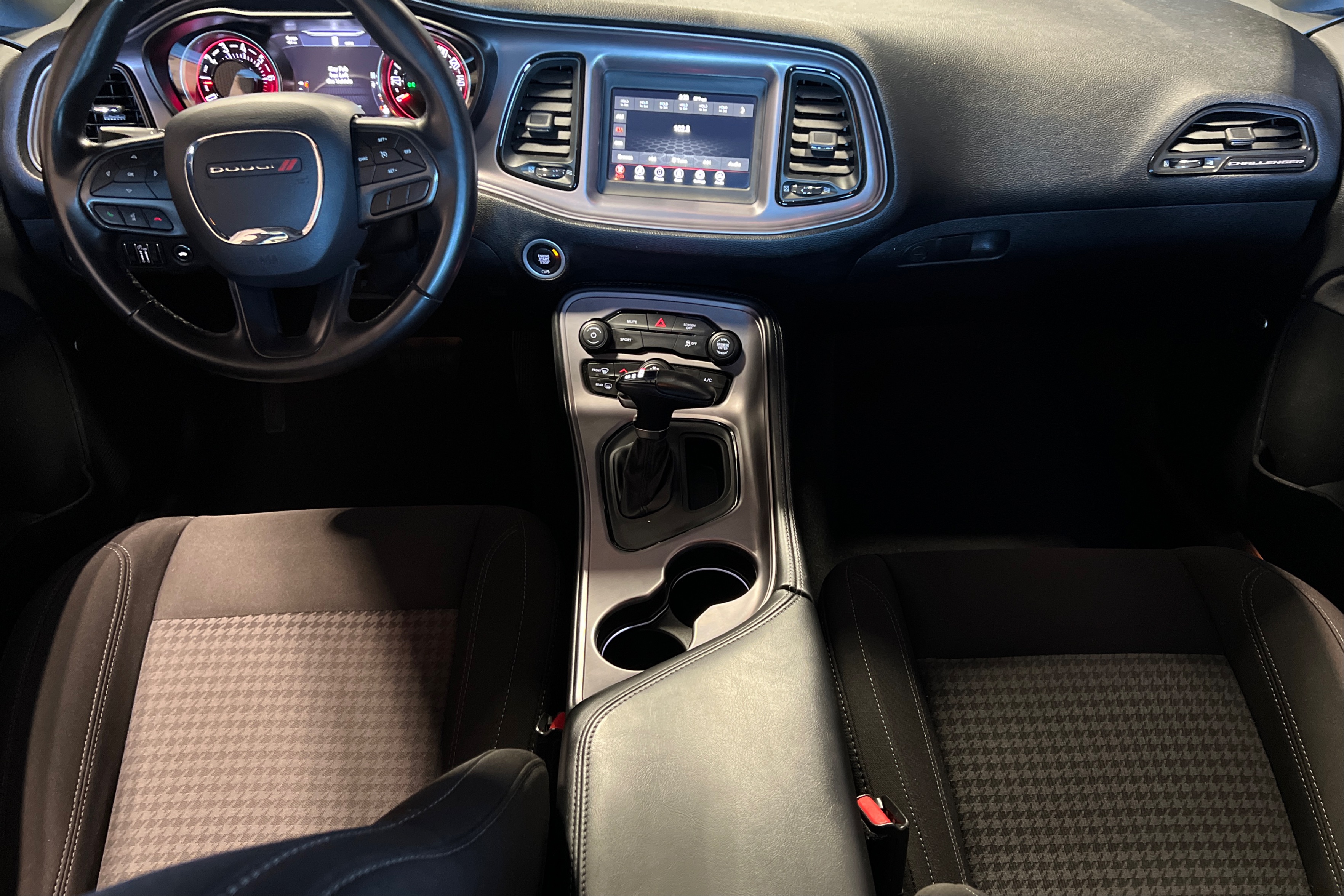 Middle Console Top View