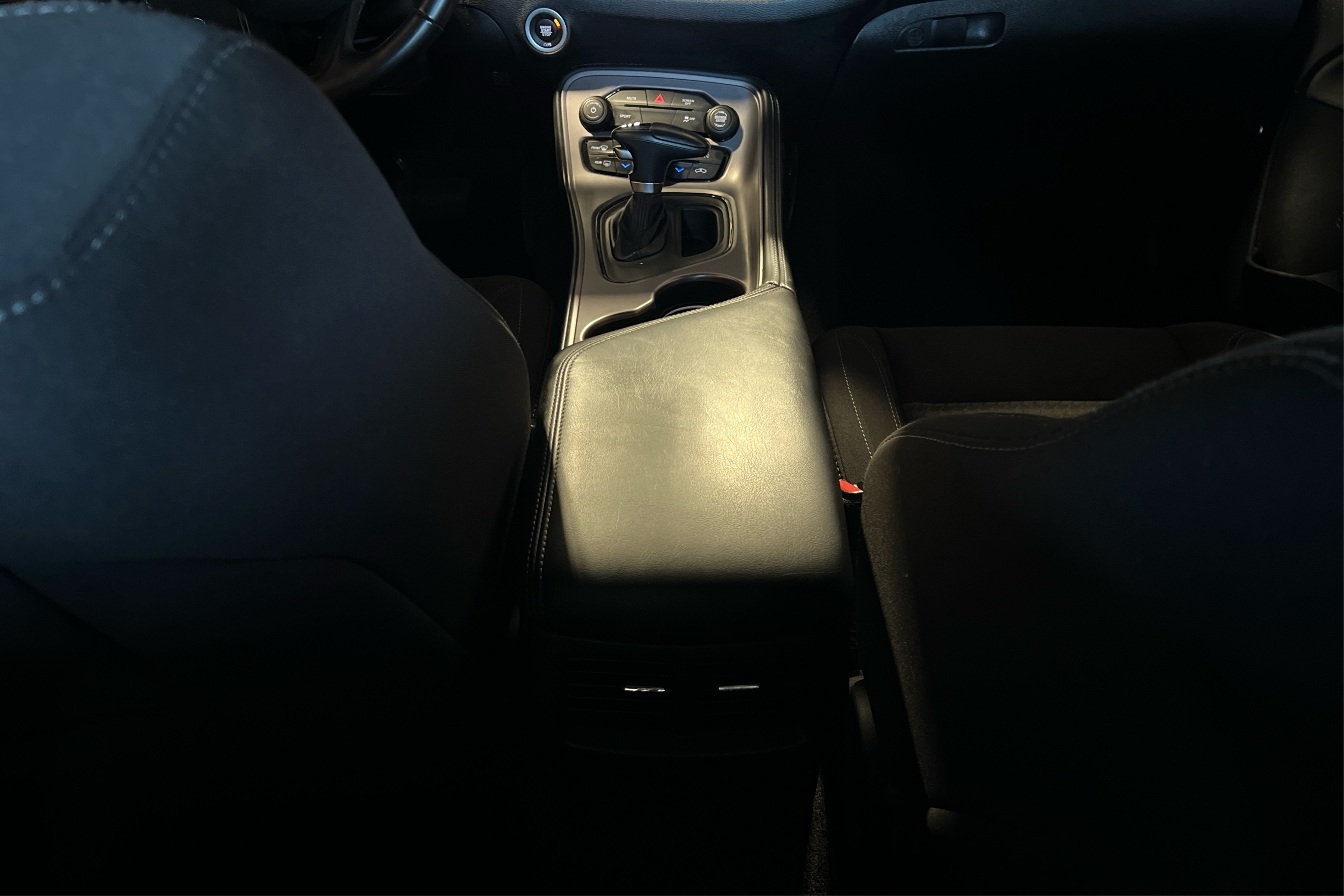 Middle Console Rear View