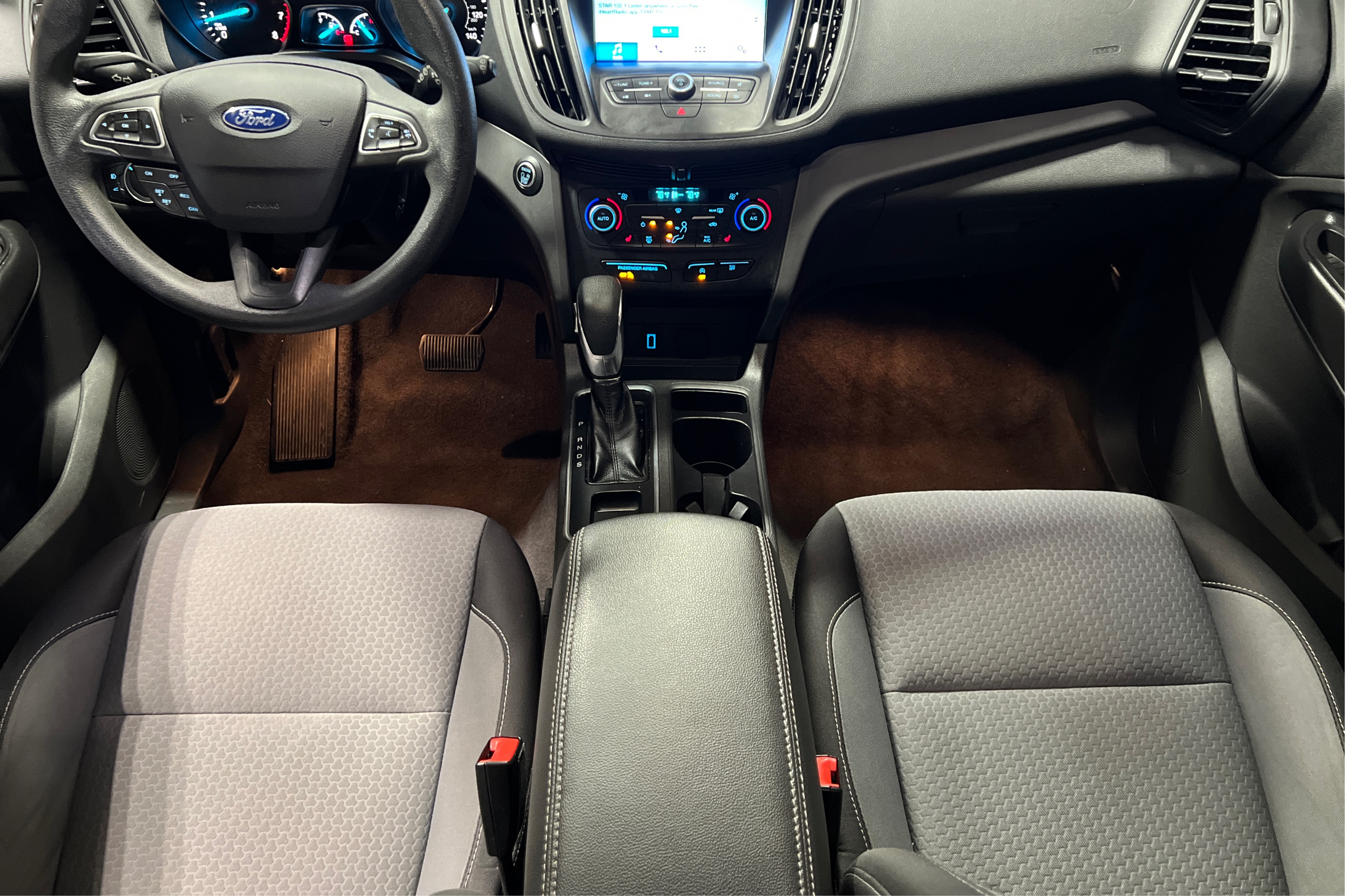 Middle Console Top View