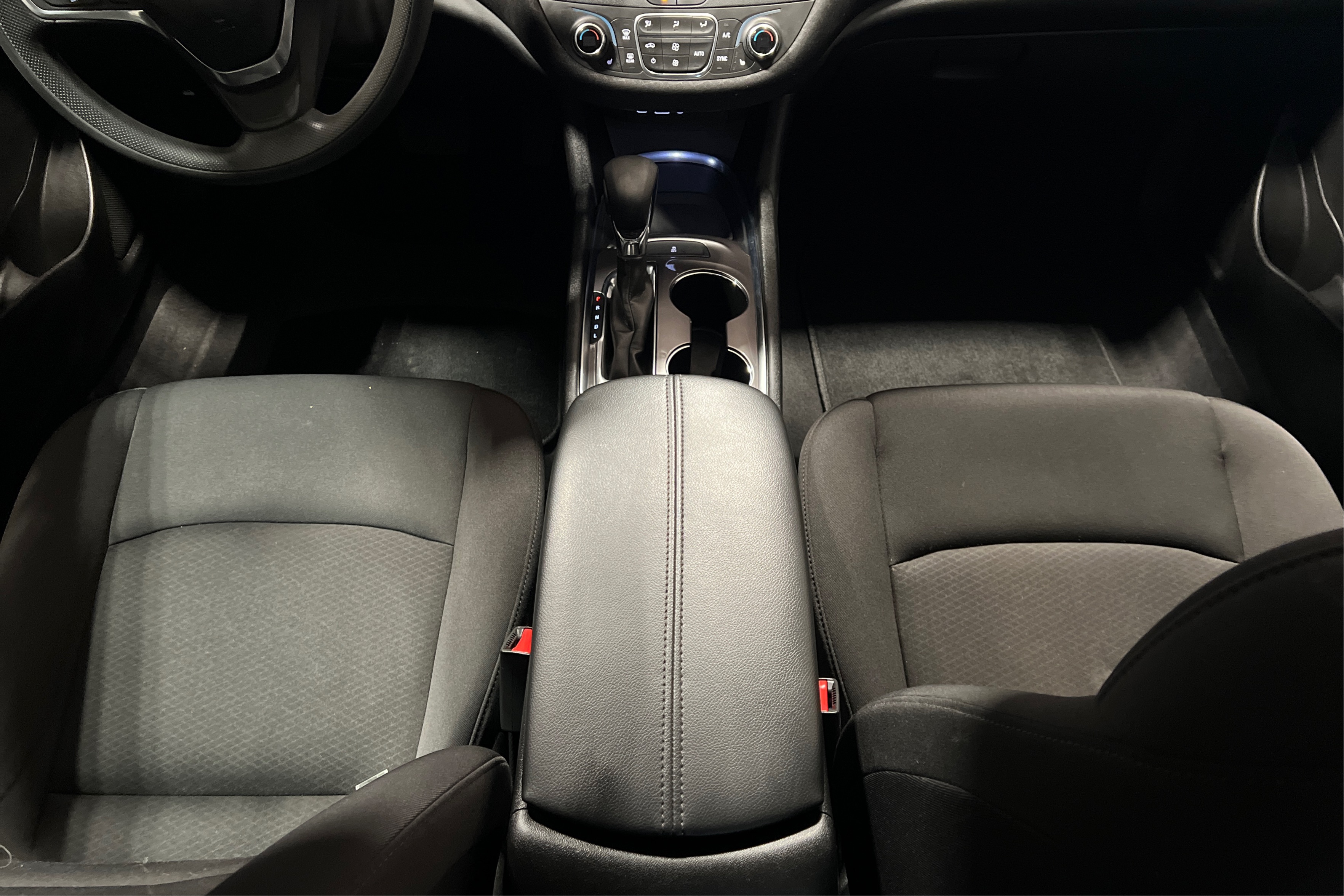Middle Console Top View