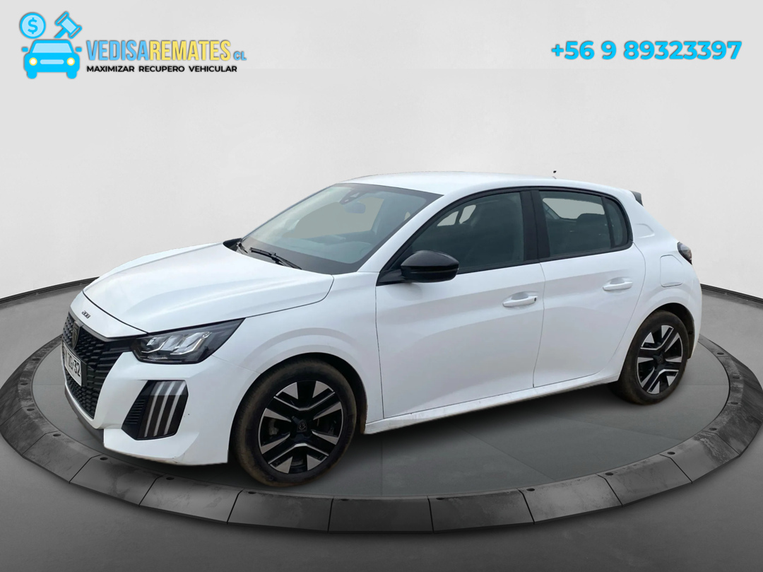 PEUGEOT 208 2024, 2024 · 49.548 km · Gasolina, automovil disponible en Vedisa Remates