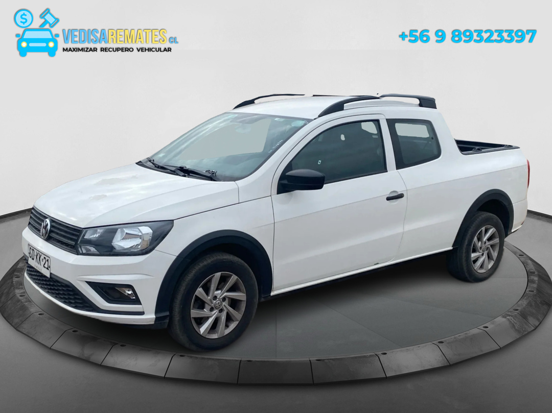 VOLKSWAGEN SAVEIRO 2022, 2022 · 40.667 km · GASOLINA, vehiculo_liviano disponible en Vedisa Remates