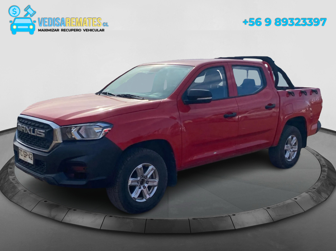 MAXUS T60 2024, 2024 · 22.209 km · DIESEL, vehiculo_liviano disponible en Vedisa Remates