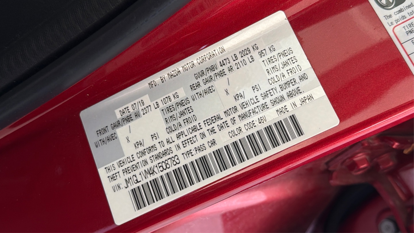 2019 Mazda Mazda6 Touring - Photo 53