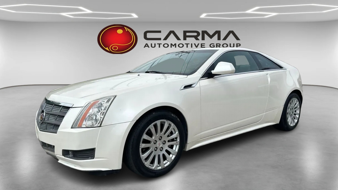 White 2011 Cadillac CTS Coupe 3.6L RWD Coupe Rear-Wheel Drive Automatic
