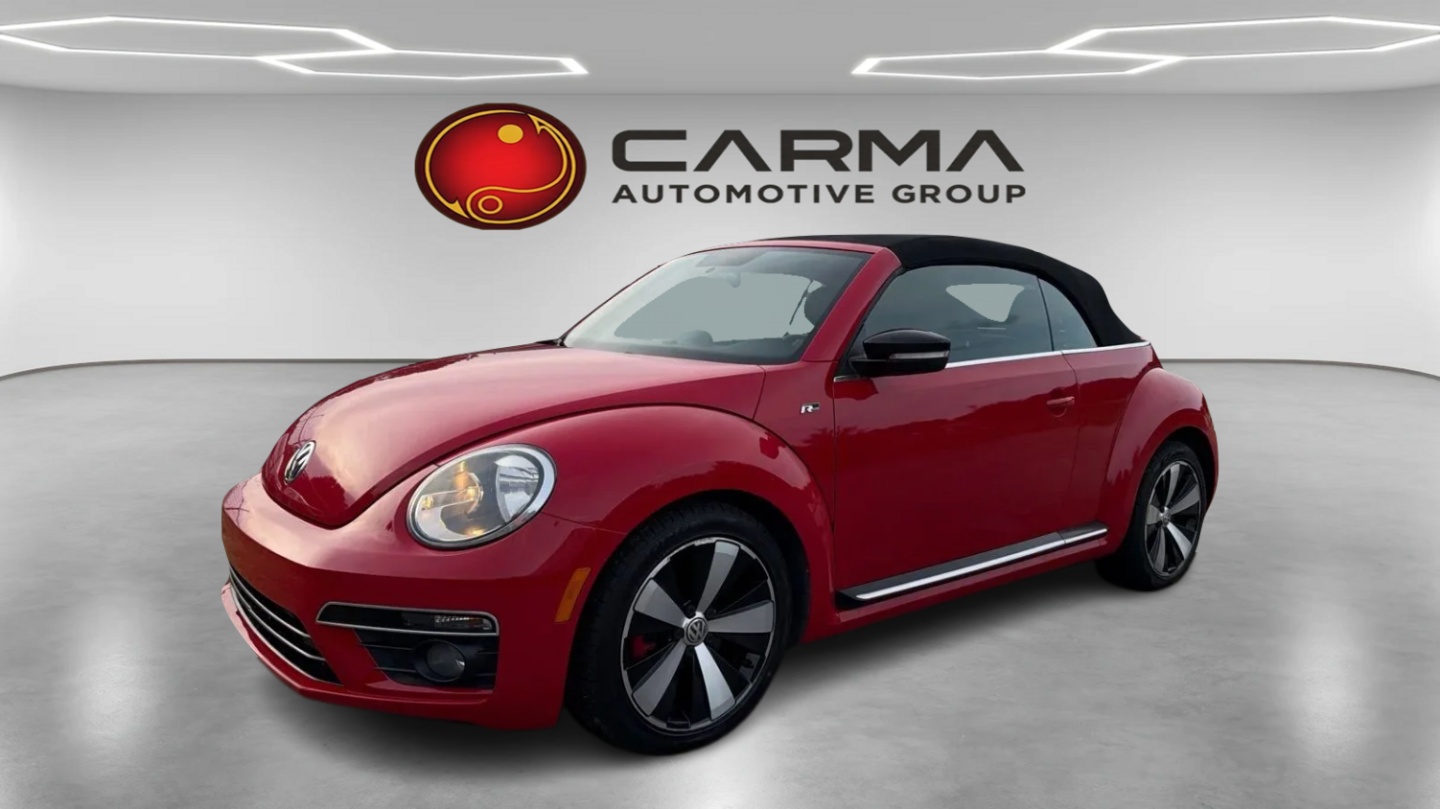 Red 2014 Volkswagen Beetle R-Line Convertible Convertible Front-Wheel Drive Automatic