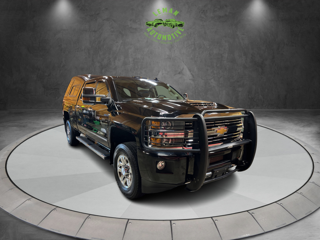 Black 2017 Chevrolet Silverado 3500HD Pickup Truck Four-Wheel Drive 6-Speed Automatic Overdrive
