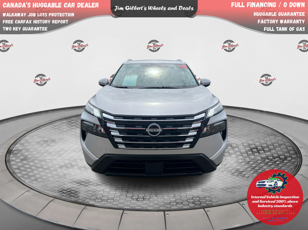 Silver 2025 Nissan Rogue SV AWD SUV / Crossover All-Wheel Drive Automatic