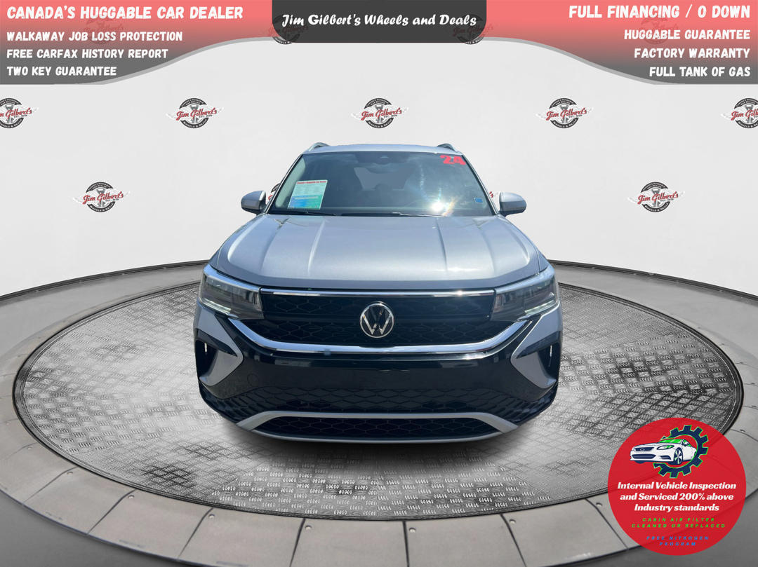 Silver 2024 Volkswagen Taos Comfortline FWD SUV / Crossover Automatic
