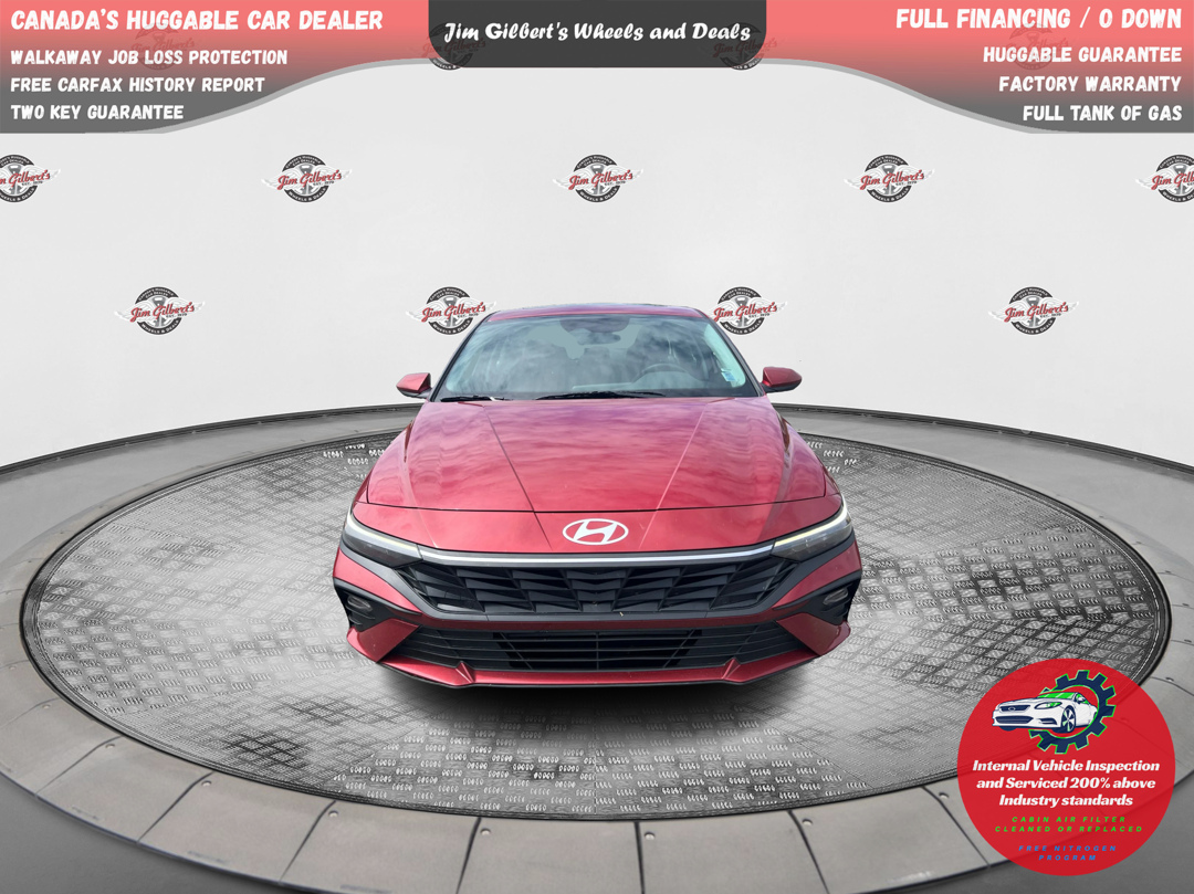 Red 2025 Hyundai Elantra Preferred with Tech Package FWD Sedan Automatic