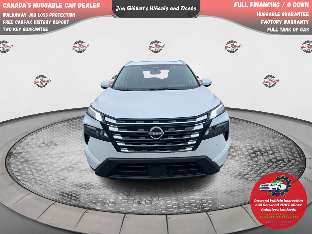 Everest White Tricoat Pearl 2025 Nissan Rogue SV AWD SUV / Crossover All-Wheel Drive Automatic