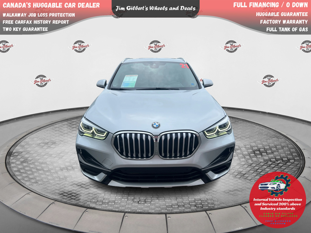 Silver 2021 BMW X1 SUV / Crossover All-Wheel Drive Automatic