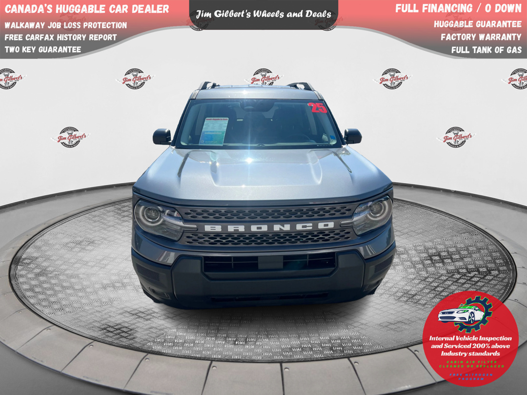 Gray (Carbonized Grey Metallic) 2025 Ford Bronco Sport SUV / Crossover All-Wheel Drive Automatic