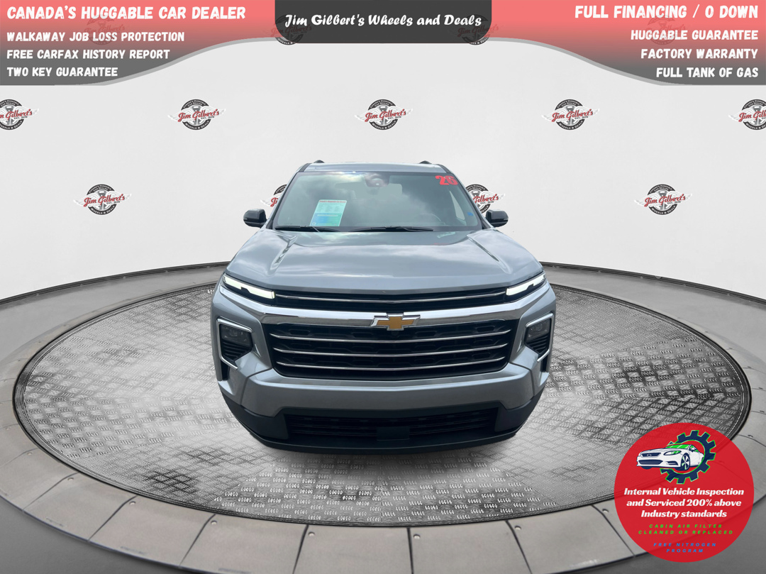 Gray (Sterling Grey Metallic) 2026 Chevrolet Traverse SUV / Crossover Four-Wheel Drive Automatic